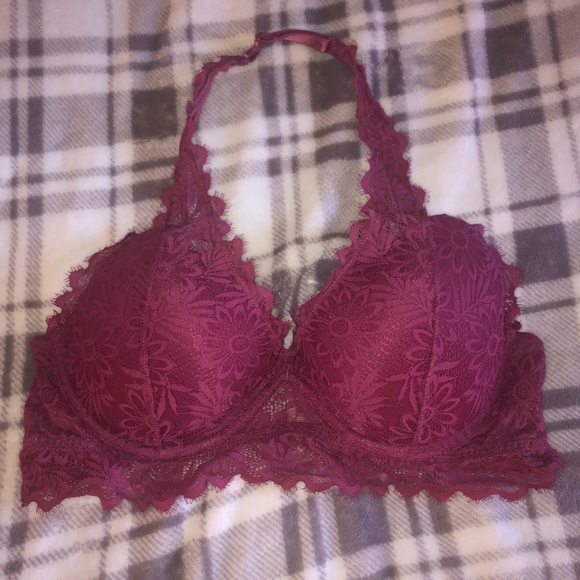 PINK Halter Bralette - Picture 2 of 7